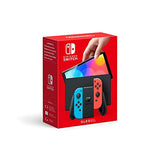 NINTENDO Switch (modello Oled) Rosso neon/Blu neon, schermo 7 pollici, Blu, Rosso