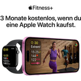 APPLE Watch Series 10 GPS 46mm in alluminio color Jet Black con cinturino Sport nero - M/L