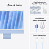 APPLE - iMac Retina 24" 4.5K M4 Core 10 CPU 10 GPU 512GB-Blu
